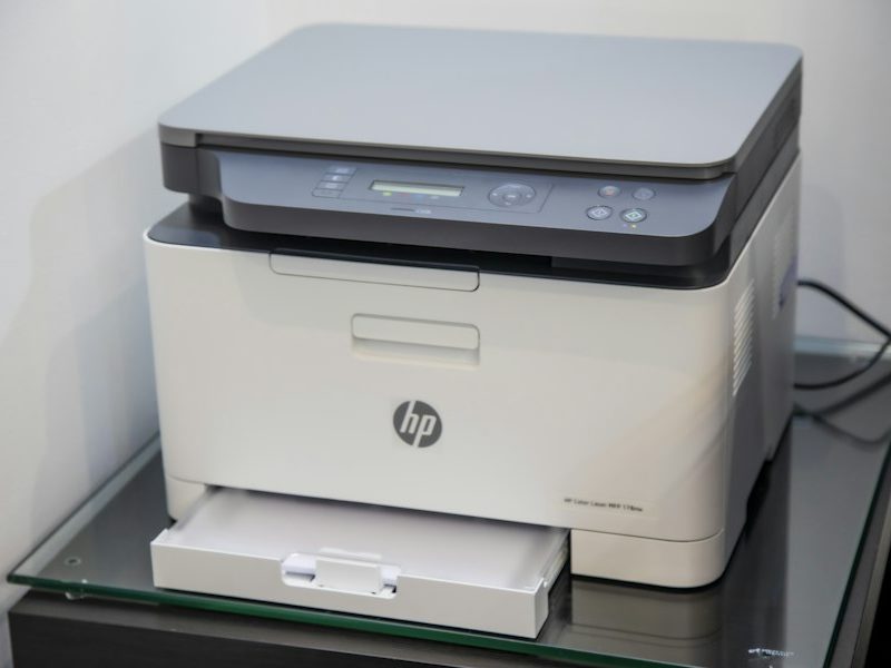 HP Color LaserJet Pro MFP 4301fdw printer, front view
